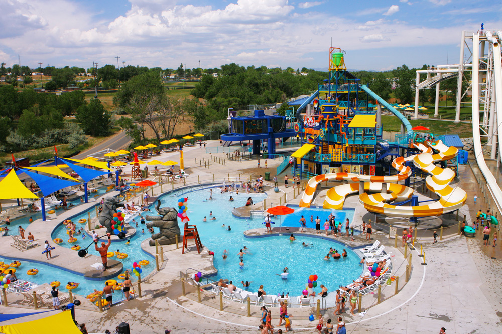Big Top | Water World Colorado Big Top Pool area, Water World
