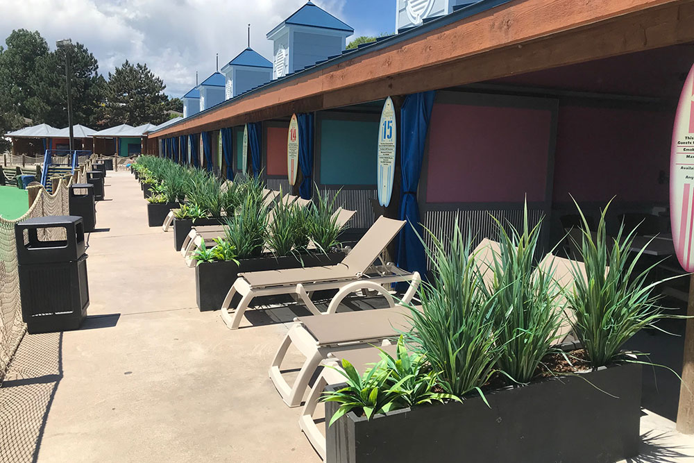 Cabanas at Bay View Area