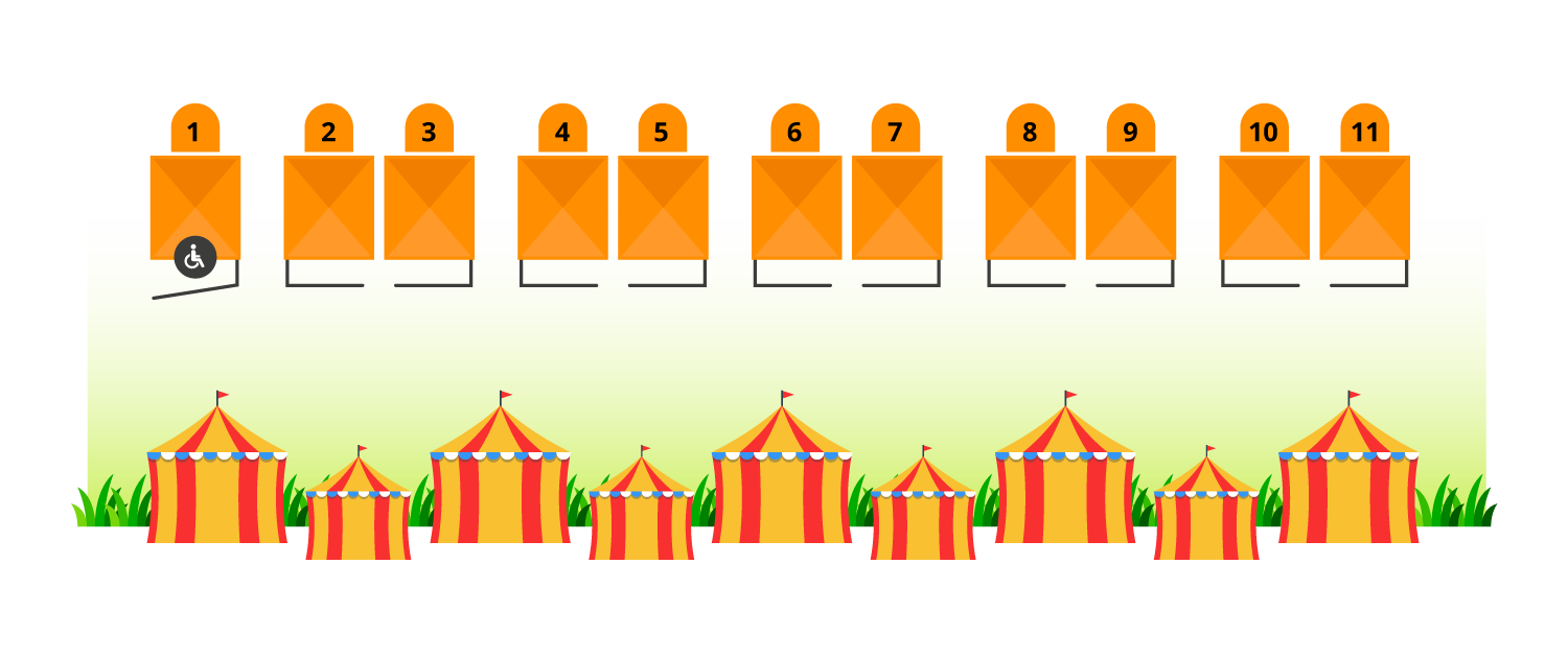 big-top-cabanas Cabanas at Big Top Layout, Water World