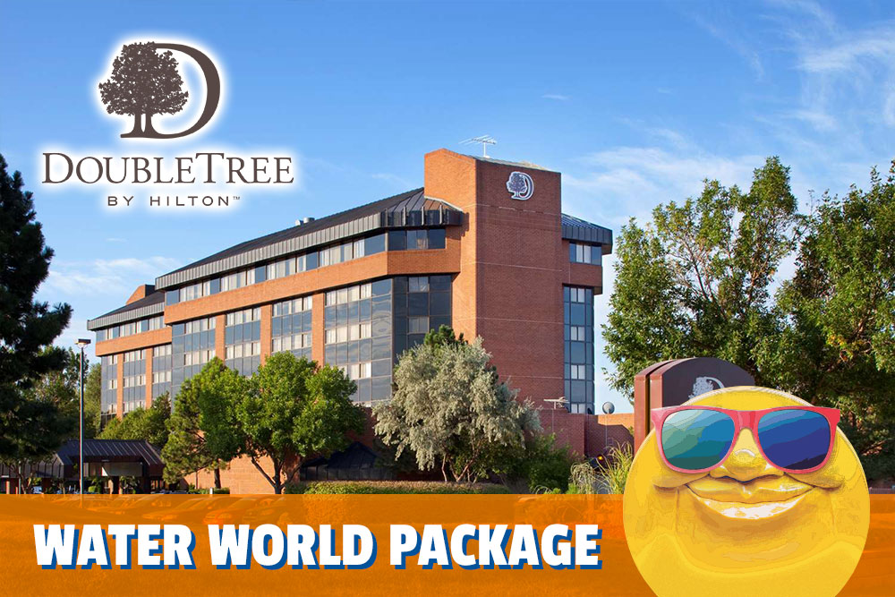 double-tree-water-world-package DoubleTree by Hilton Hotel outside view, water world lodging package