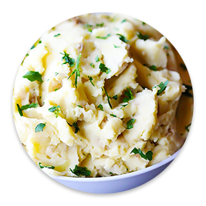 Mash potatoes